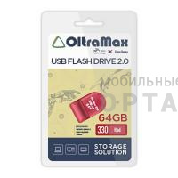 Флешка USB 64 Гб OltraMax  330  красный