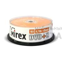 Диск MIREX DVD+R 16X 4,7GB Cake box 25 (25/300)