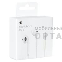 Orig Apple, наушники проводные EarPods with 3.5mm Headphone Plug бумажная коробка (MNHF2ZM/A)