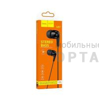 Наушники внутриканальные HOCO M97 Enjoy, микрофон, кнопка ответа, кабель 1.2м, цвет: чёрный (1/420) Наушники внутриканальные HOCO M97 Enjoy, микрофон, кнопка ответа, кабель 1.2м, цвет: чёрный (1/420)
