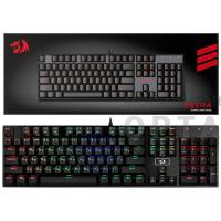 Клавиатура Redragon Mitra, черный,механическая, USB, проводная, RGB подсветка, Full Anti-Ghosting (1