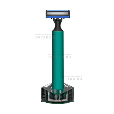 Набор для бритья XIAOMI Huanxing Chaocai Zhanji Manual Shaver, H506-6, нержавеющая сталь, зеленый (арт.6971739370723)